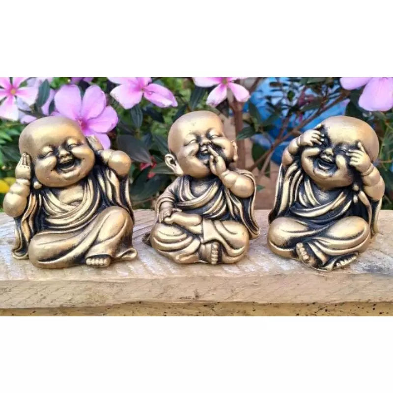 Trio de Buda Sabedoria Mini