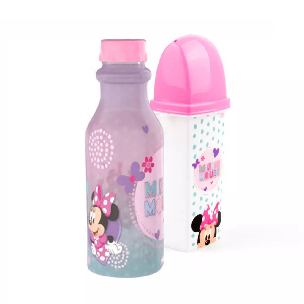 Garrafa de Água Infantil 500 ML e Porta Escova de Dente Infantil - Kaype Store