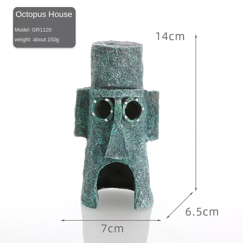 Casa Bob Esponja decoração para aquário Tanque De Peixe - Kaype Store