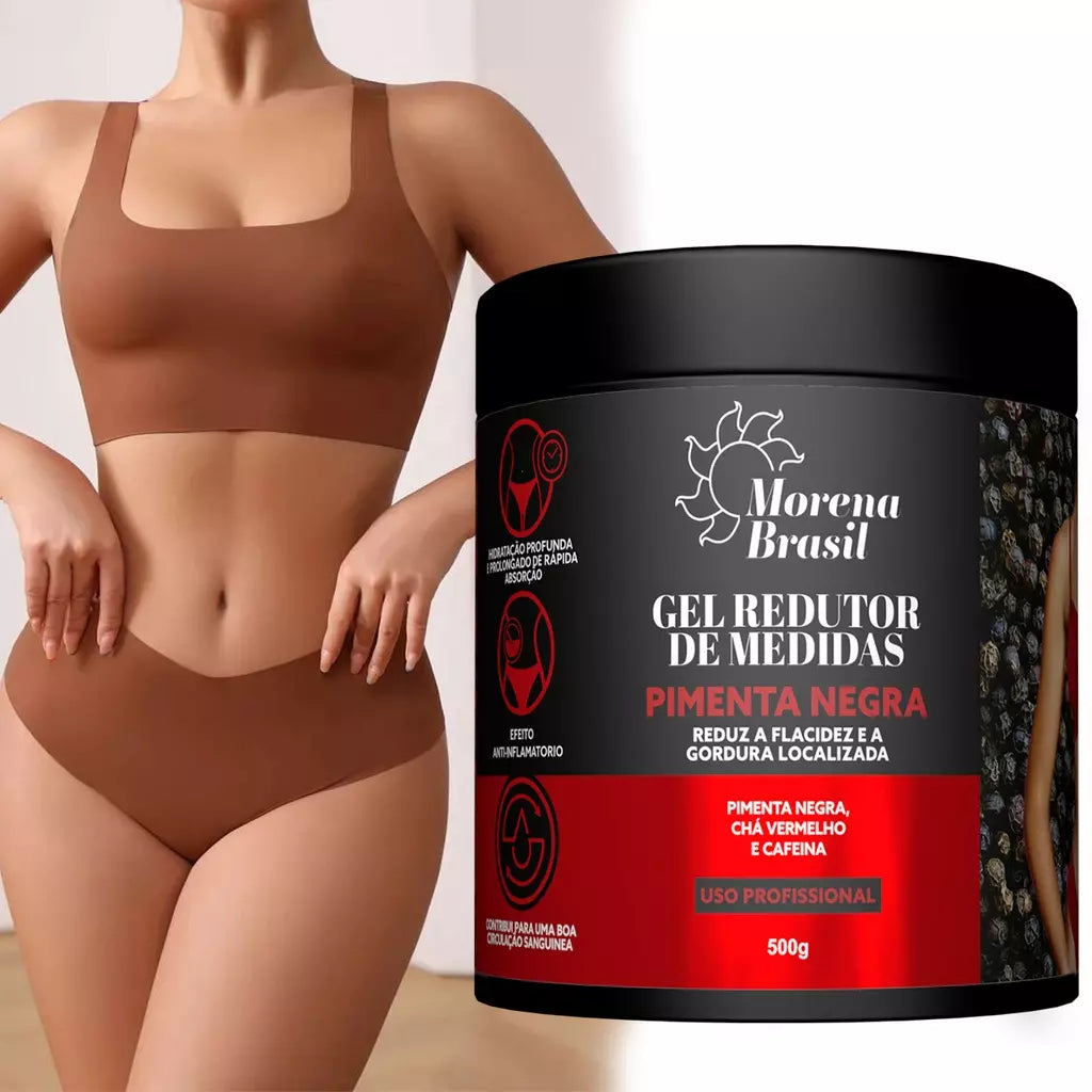 Gel Redutor de Medidas Pimenta Negra - Kaype Store