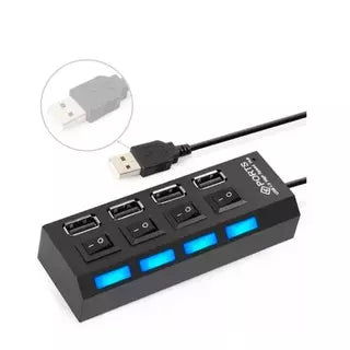 Régua Cabo Hub USB 2.0 De 4 Portas: Expanda Suas Conexões com Facilidade - Kaype Store