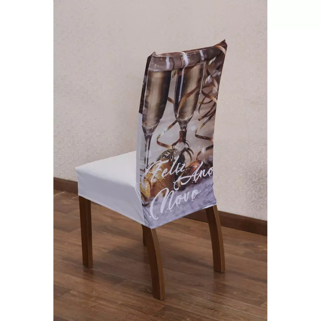 Capa de Cadeiras Super Luxo para Mesa de Jantar - Especial Natal e Ano Novo - Kaype Store