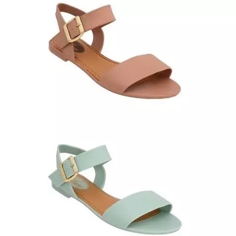 Sandália Femininas Rasteiras com Fivela! - Leve 2 Compre 1 - Kaype Store
