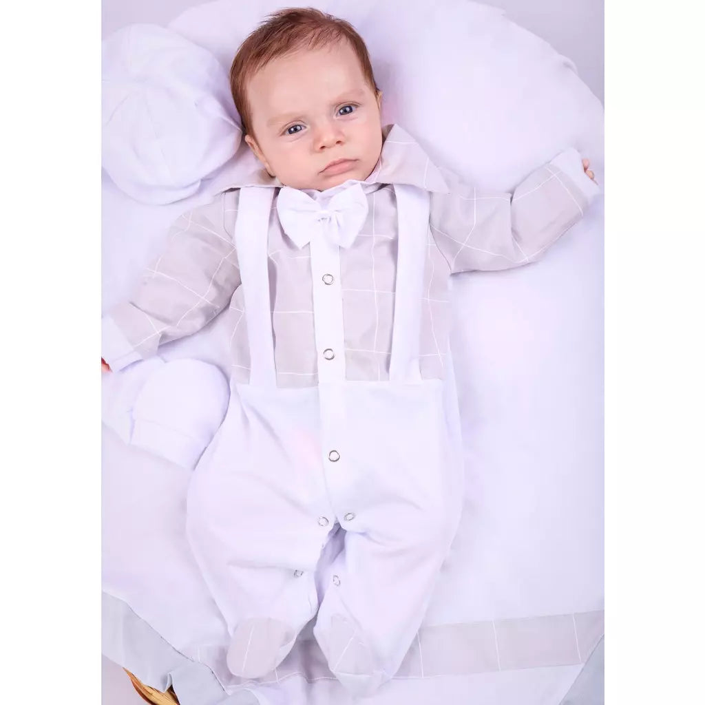 Saida de Maternidade Para Bebe Menino - 4 Peças - Kaype Store