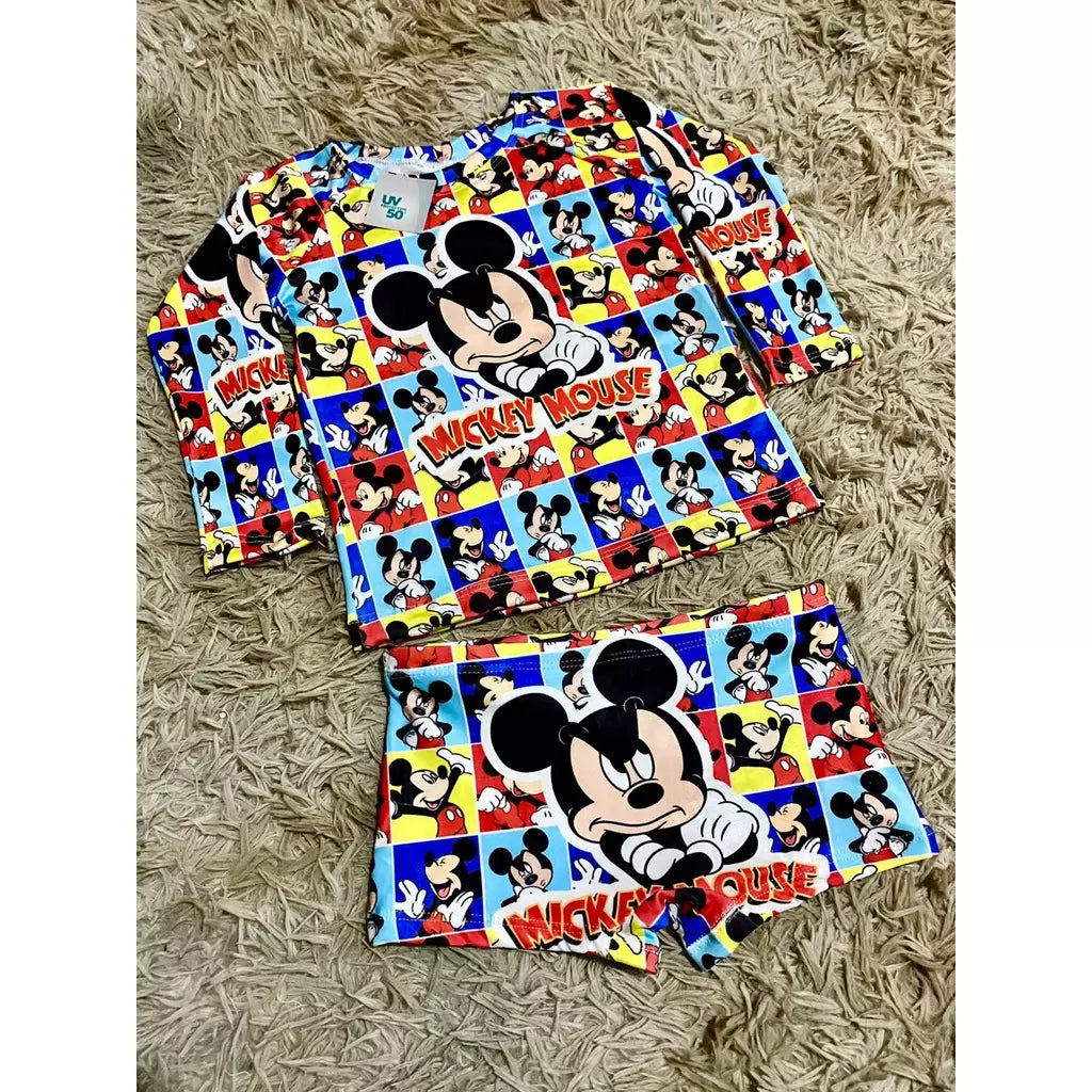 Conjunto Verão Infantil Masculino - Sunga e Camisa Térmica de Proteção Solar UV50 - Kaype Store