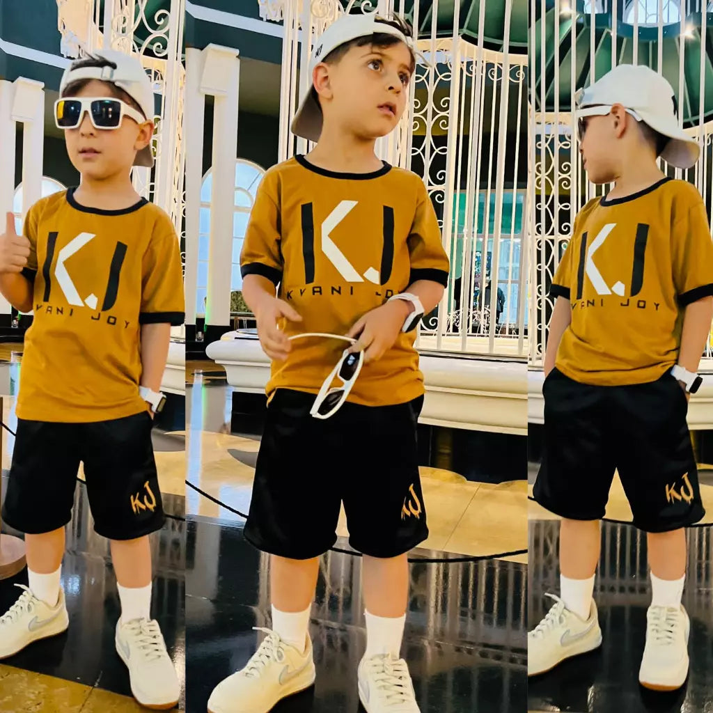 Conjunto Infantil Masculino Shorts e Camiseta: Estilo e Conforto para os Pequenos - Kaype Store