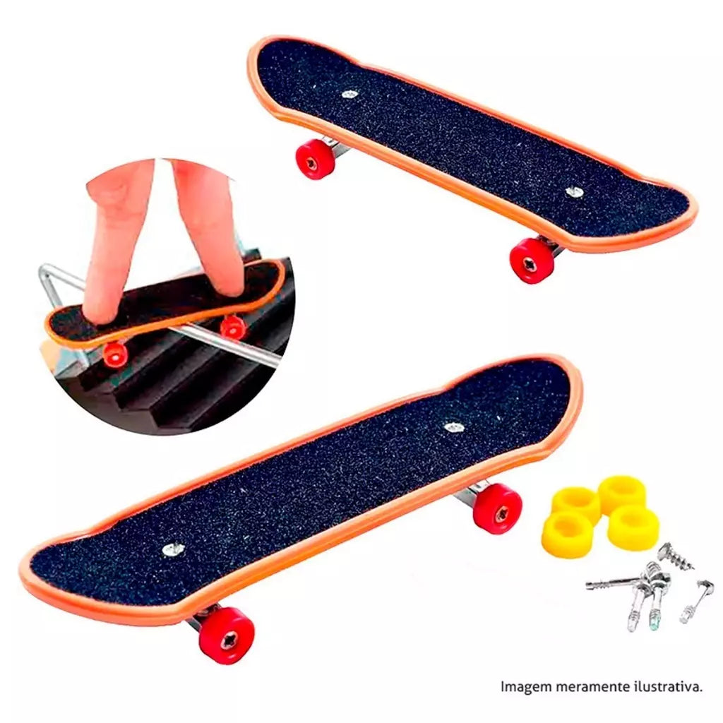 Kit Skate de Dedo 5 Peças: Diversão e Estilo na Ponta dos Seus Dedos