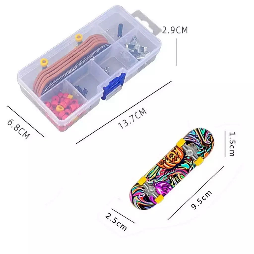 Kit Skate de Dedo 5 Peças: Diversão e Estilo na Ponta dos Seus Dedos