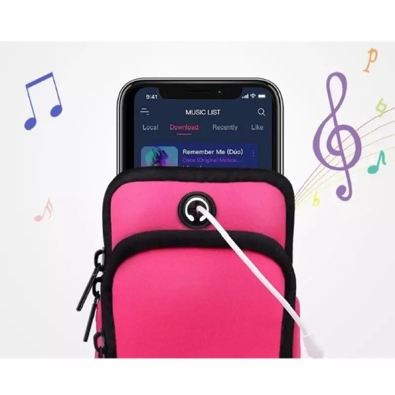 Bolsa De Braço (Abraçadeira) Para Celular Prova De Suor para Corrida e Academia - Kaype Store