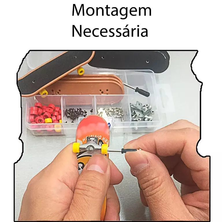 Kit Skate de Dedo 5 Peças: Diversão e Estilo na Ponta dos Seus Dedos