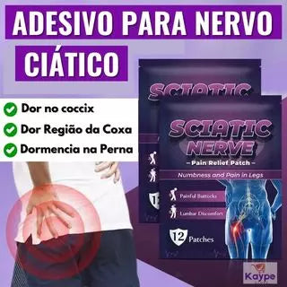 Adesivo de Tratamento para Nervo Ciático - Ciatox - Kaype Store