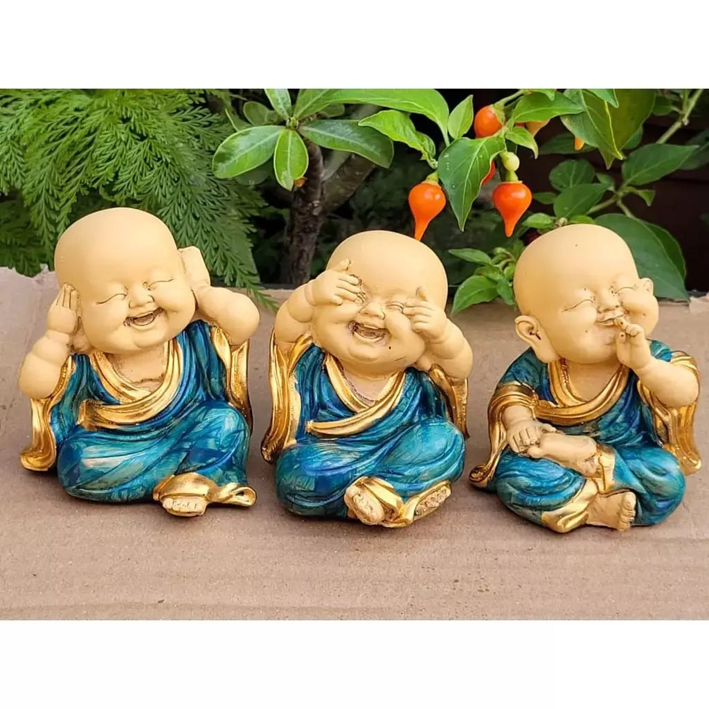 Trio de Buda Sabedoria Mini