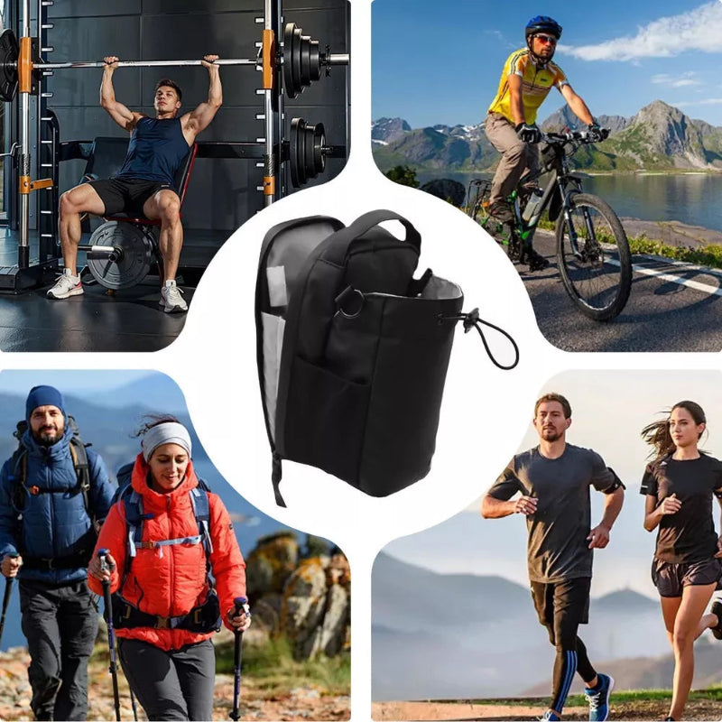 Bolsa Magnética para Garrafa de Água com Suporte para Celular - MagSling Pro | Kaype Store