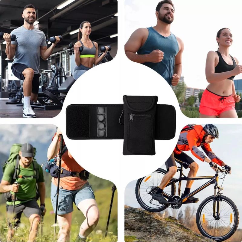 Bolsa Magnética para Garrafa de Água com Suporte para Celular - MagneticFit | Kaype Store