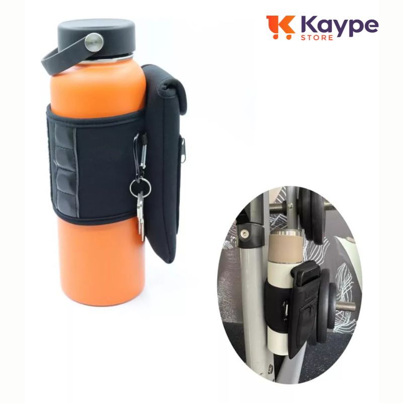 Bolsa Magnética para Garrafa de Água com Suporte para Celular - MagneticFit | Kaype Store