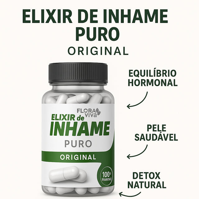 Elixir de Inhame Puro Original | Equilíbrio Hormonal e Imunidade Natural