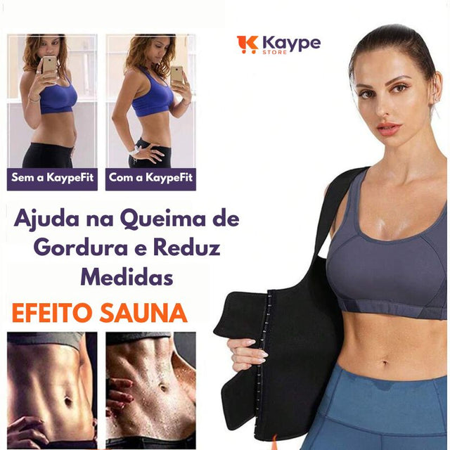 Cinta Modeladora Colete com Suporte Lombar - KaypeFit | Kaype Store