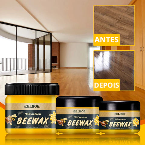Cera para Móveis de Madeira BeeWax - Restaure, Repare e Dê Brilho - Kaype Store
