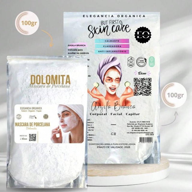 Dolomita + Argila 100% Pura Natural -Kaype Store
