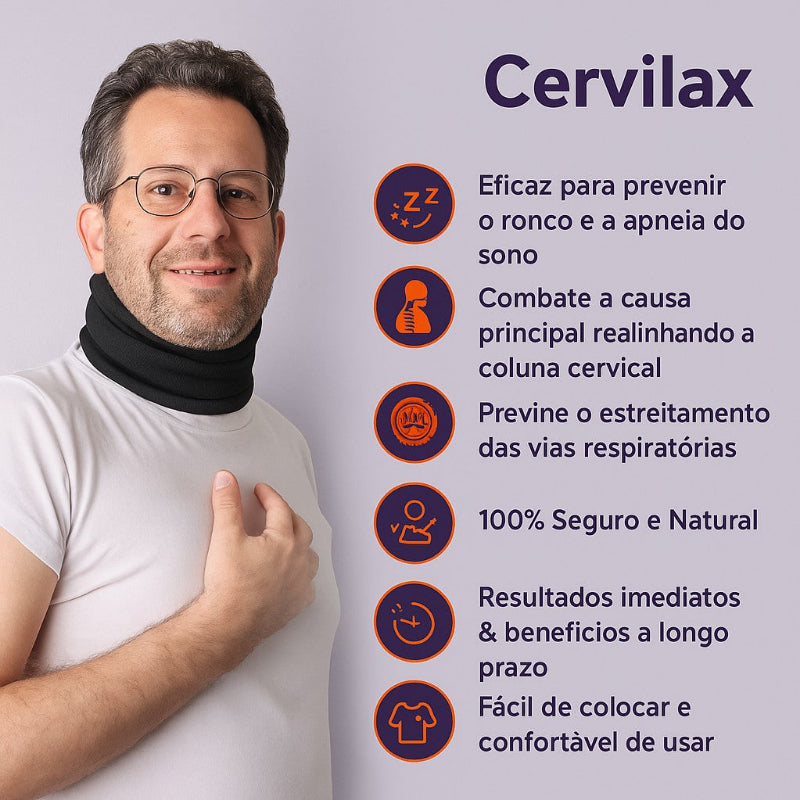 Faixa Cervical Anti-ronco Cervilax - Durma Melhor e Livre-se do Ronco-kaype store