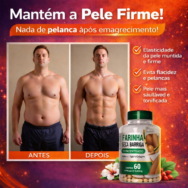 Farinha Seca Barriga Concentrado – O Segredo para uma Barriga Mais Fina e Saudável