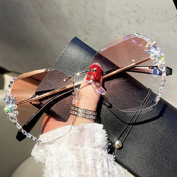Óculos De Sol Feminino Com Lentes Gradiente Vintage - UV400 - Kaype Store