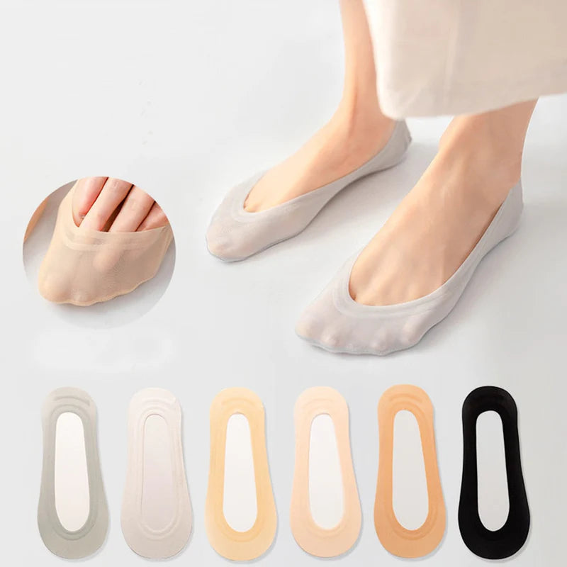 Kit 5 Pares Meias Lift AirFlow Invisíveis- Respiráveis e Confortáveis
