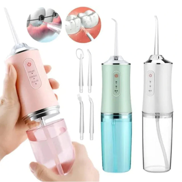 Irrigador Dental Oral Portátil Recarregável USB 220ml