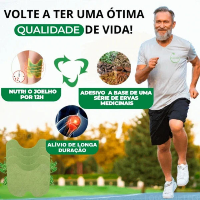 Knee Patch – Adesivo de Bem-Estar para Joelho com Design Confortável e Uso Diário