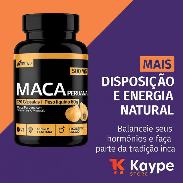 Maca Peruana - Desperte sua Energia Natural