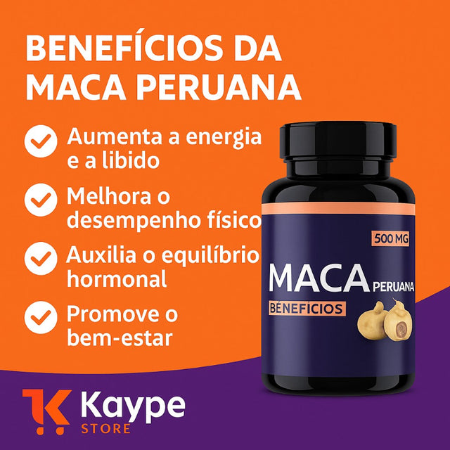 Maca Peruana - Desperte sua Energia Natural
