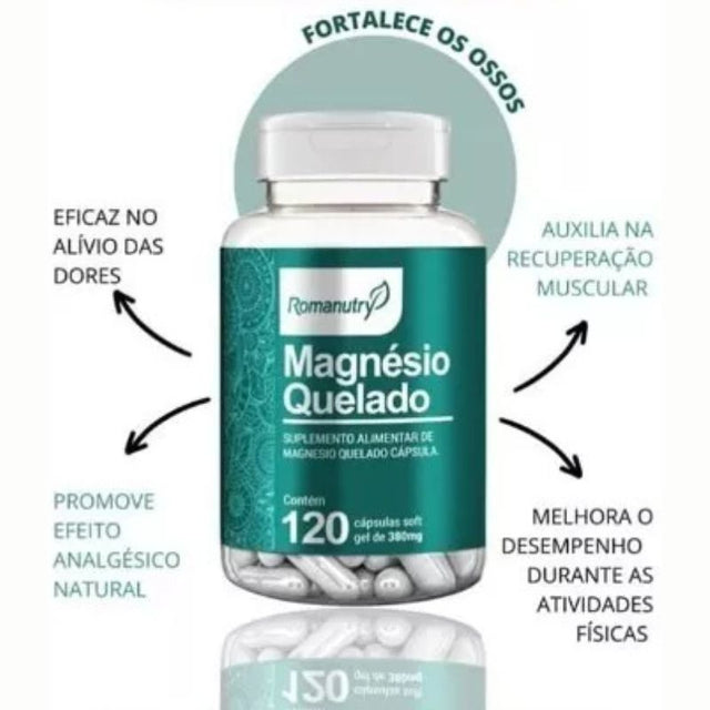 Magnésio Quelado – Suplemento de Alta Absorção - Kaype Store