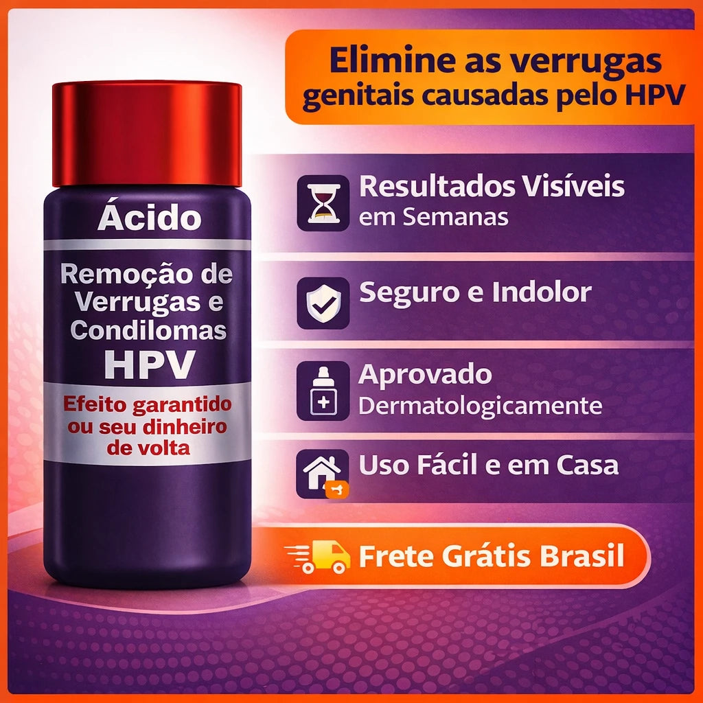 Removedor de Verrugas Genitais HPV Original – Tratamento Seguro e Eficaz | Kaype Store