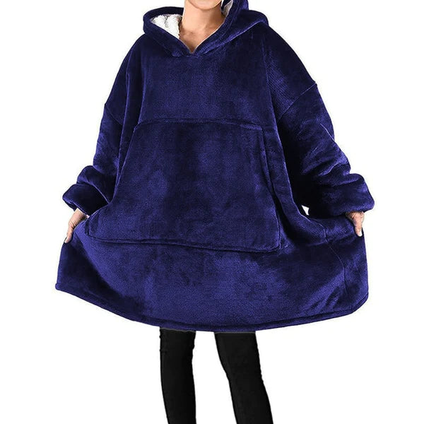 Cobertor de Manga - Roupão de Inverno com Capuz - WINTER POLERN - Kaype Store