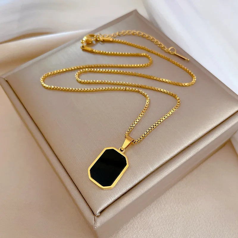Colar Veneziana Ônix - Elegância e Força em Uma Única Peça - Kaype Store