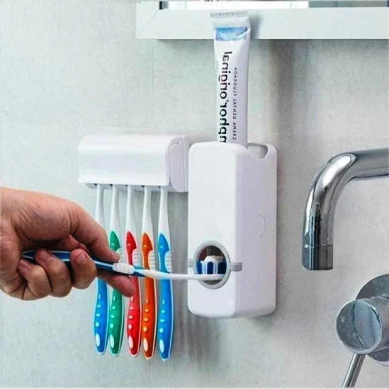 SmartBrush - Dispenser De Pasta De Dente + Porta Escova BRINDE