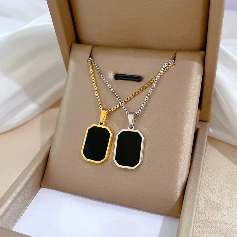Colar Veneziana Ônix - Elegância e Força em Uma Única Peça - Kaype Store