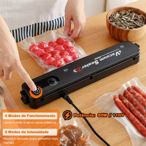 Seladora a vácuo para armazenamento de alimentos domésticos - Kaype Store