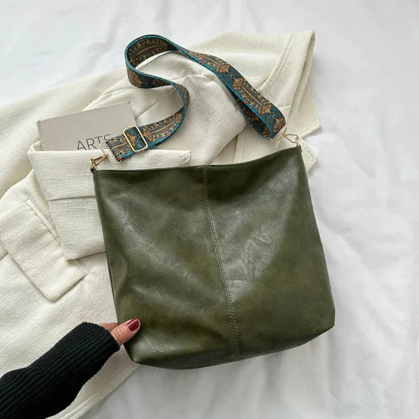 Bolsa de Couro Vintage Feminina Modelo Amélie - Kaype Store