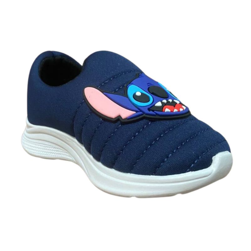 Tênis Infantil Calce Fácil - Stitch - Confortável, Macio e Antiderrapante