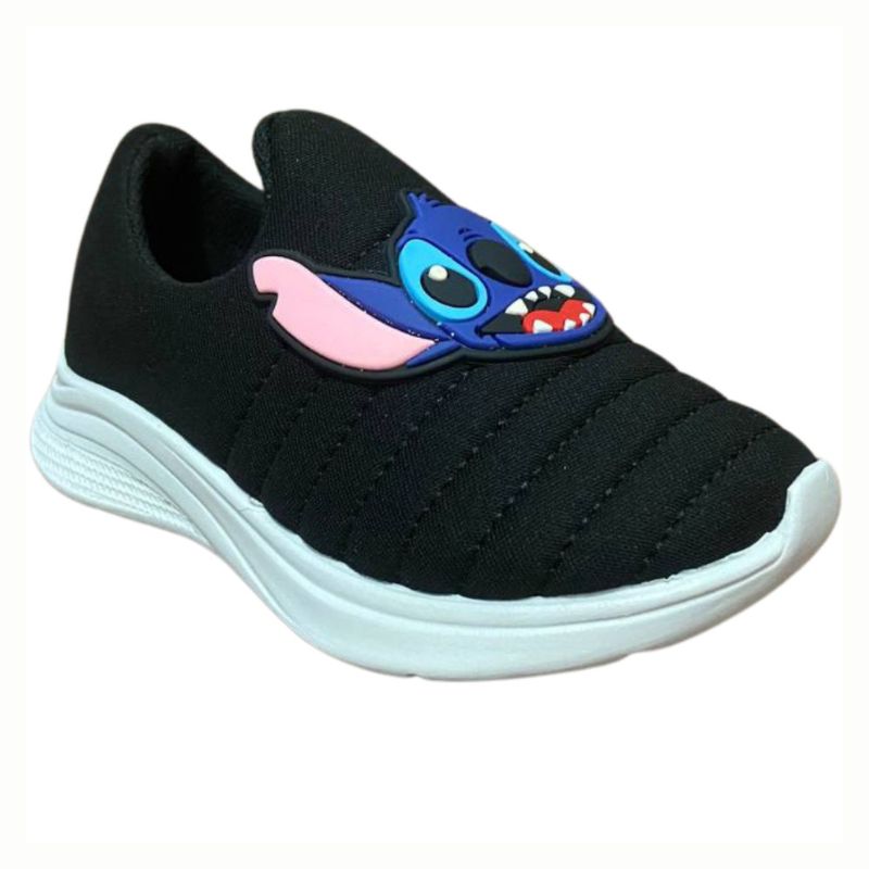 Tênis Infantil Calce Fácil - Stitch - Confortável, Macio e Antiderrapante