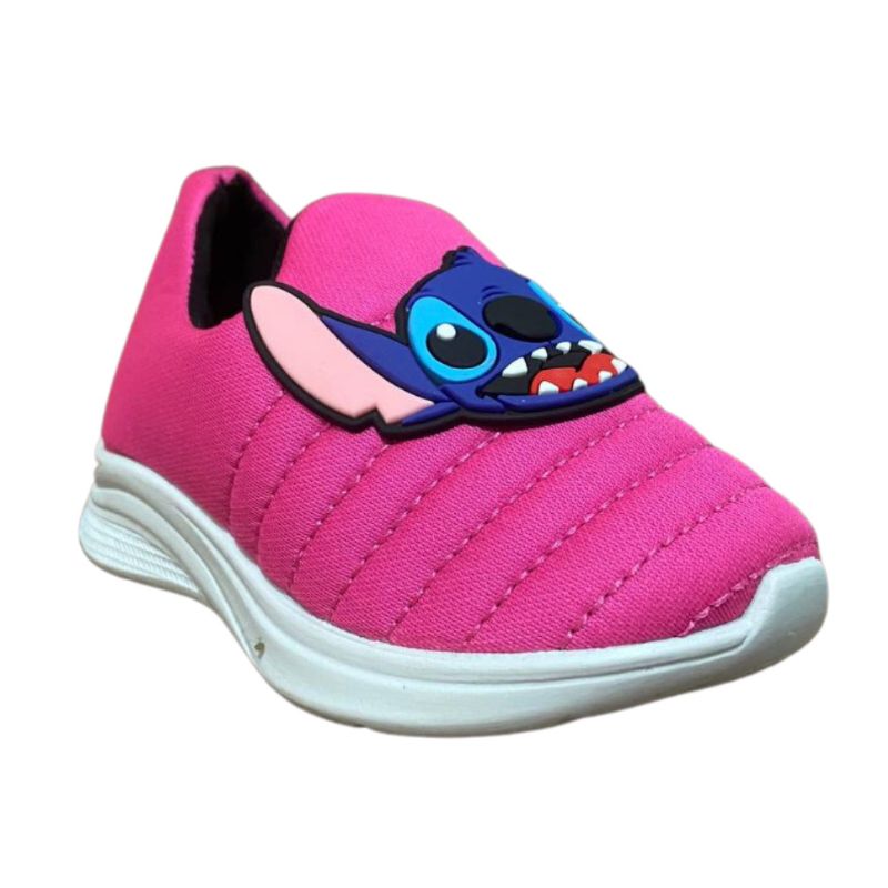 Tênis Infantil Calce Fácil - Stitch - Confortável, Macio e Antiderrapante