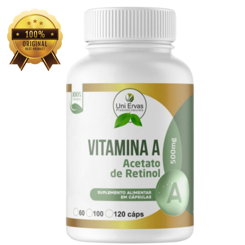 Vitamina A (Acetato de Retinol) 10.000 UI - Kaype Store