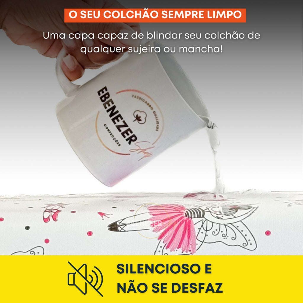 Capa Colchão Impermeável Antialérgica - Protetor Segura Xixi | Kaype Store