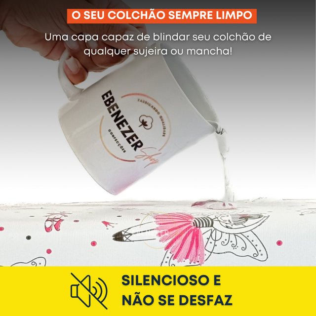 Capa Colchão Impermeável Antialérgica - Protetor Segura Xixi | Kaype Store