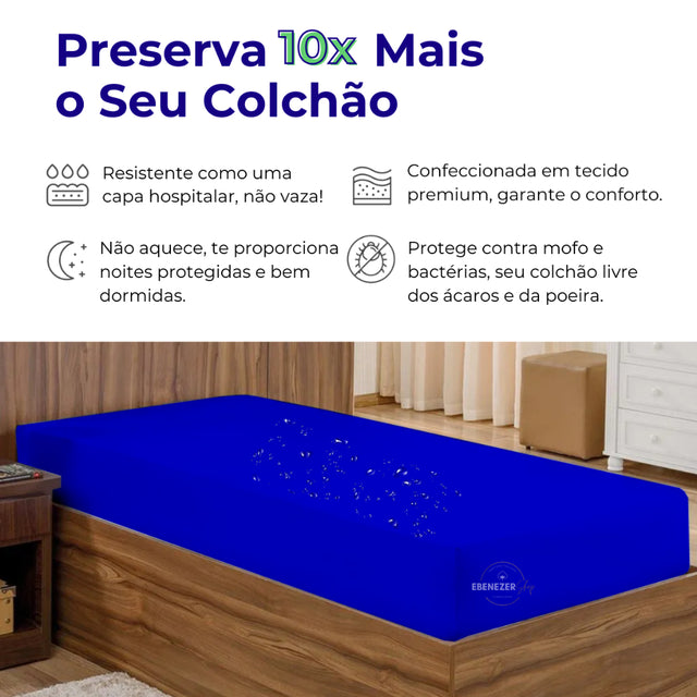 Capa Colchão Impermeável Antialérgica - Protetor Segura Xixi | Kaype Store