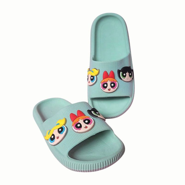 Chinelo Nuvem Slide Infantil - Meninas Super Poderosas - Kaype Store