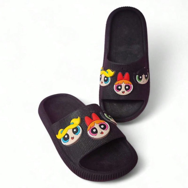 Chinelo Nuvem Slide Infantil - Meninas Super Poderosas - Kaype Store