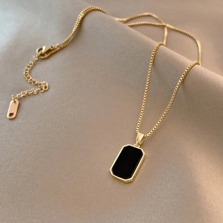 Colar Veneziana Ônix - Elegância e Força em Uma Única Peça - Kaype Store