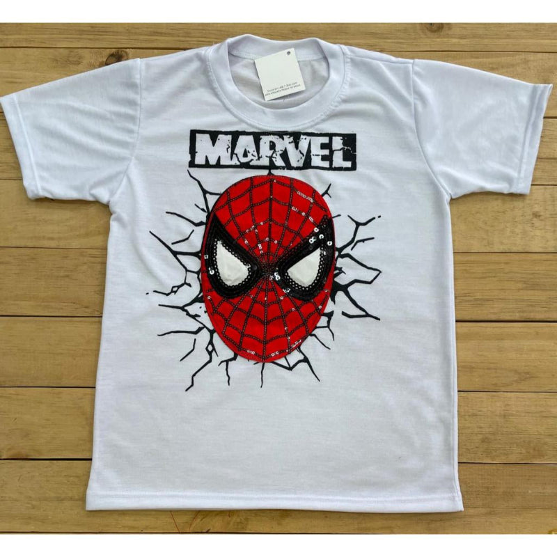 Camiseta Infantil LED à Prova D'água com Personagens